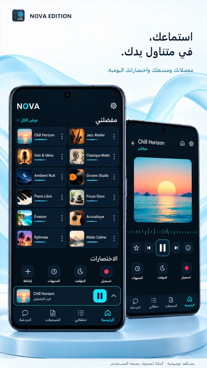 رئيسيتك ومفضلاتك